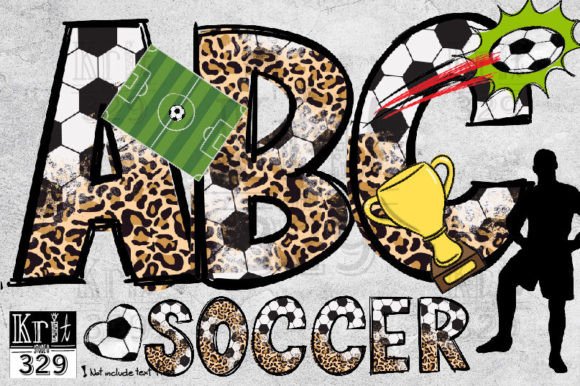A Craft & Graphics Review: Alphabet Soccer Leopard PNG Sublimation