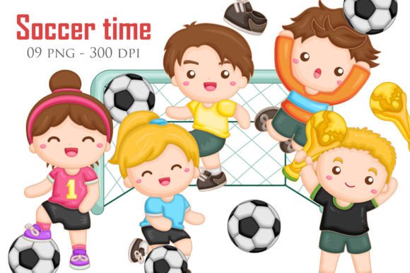 A Designer’s Look at Soccer Football Sport Activity Clipart