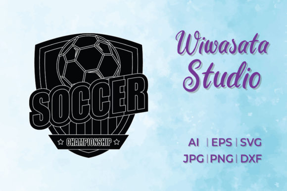 A Graphic Designer's Take on the Soccer Material Logo for Modern Marketing