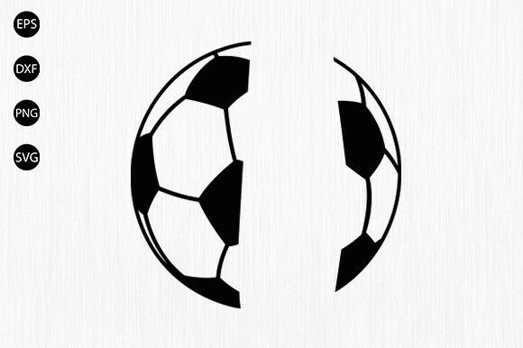 A Soccer Ball Graphic for Crafts and Branding Design