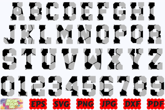 A Soccer Font SVG for Craft-Based Graphics and Editorial Content
