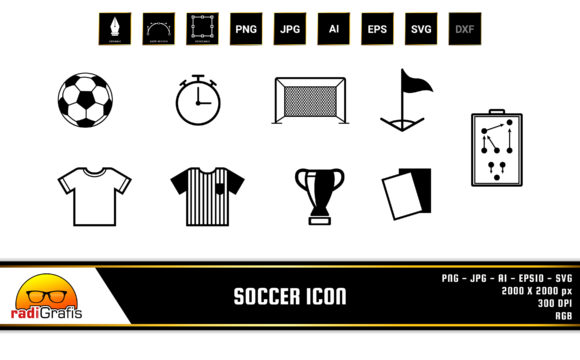A Soccer Icon Graphic for Authentic Local Brand Stories