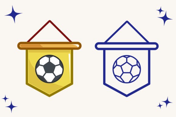 A Soccer Team Flag Icon: From Logo to Brand Graphics