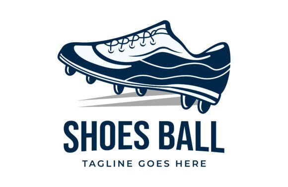 A Vintage Soccer Shoe Graphic for Logo-Driven Products