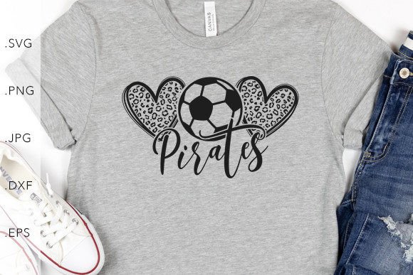 Heart Leopard Soccer Pirates Graphics and Graphic Templates