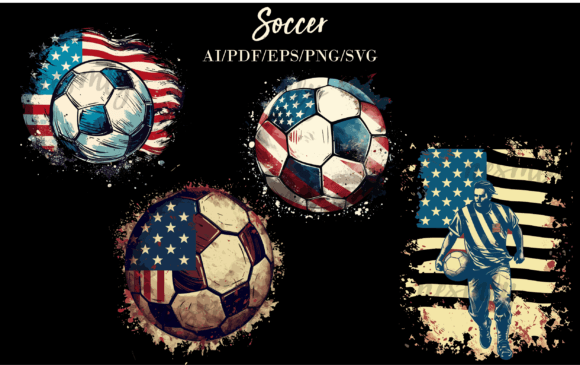 Reviewing a Patriotic Soccer Illustration Bundle for Client Work