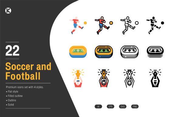 Soccer and Football Icons Collection: A Designer’s Graphics Review