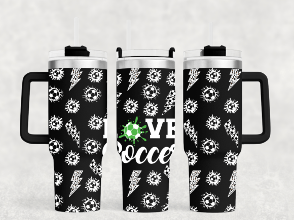 Soccer Ball Tumbler Wrap: A Design Asset for Craft Graphics